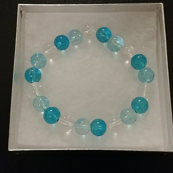 Aruba Blue Crystal Bracelet - Picture 4 of 8